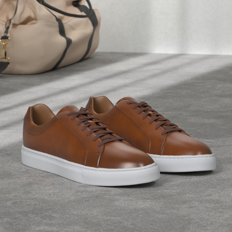 Cole Haan Men's Grand Series Jensen Sneaker, BRITISH TAN,10.5 - Image 2